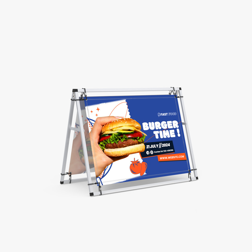 A Frame and Sign Holders